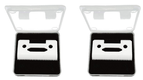 Stagger-Tooth Wahl Magic Clip 2 Hole Clipper ceramic cutter blade, 2 pack bundle