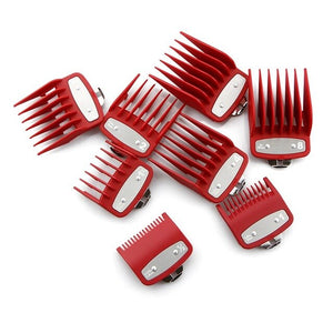 Hair Clipper Guides Combs Guards 8 pcs Metal Clip Plus Holder